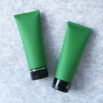 30pcs 100g Vazio Verde Tubo de Garrafas,Tubo Macio Embalagens de Cosméticos Loção para as Mãos Creme de Garrafa de Plástico Espremido Recipientes Tubo