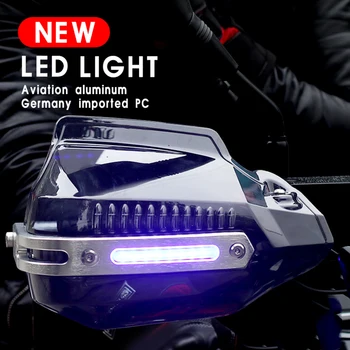 Desperdício de Moto protector de Mão LED Luzes Protetor Para Suzuki Bandit 1200 Gladius 650 Rm 125 Intruder 1400 Gsxr 1000 K7