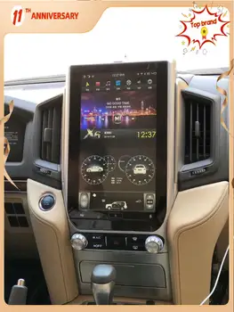 Android 9 Reprodutor Multimídia para TOYOTA Land Cruiser LC200 2018 auto-Rádio Auto de Navegação GPS 4G+64GB DSP carplay wi-FI Chefe da Unidade de