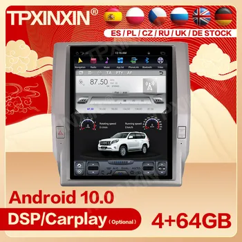 Carplay 2 Din Android 9 Tesla Estéreo Multimídia Para Toyota Tundra 2014 2015 2016 2017 GPS Receptor de Áudio e Vídeo Leitor de Chefe de Unidade