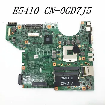 CN-0GD7J5 0GD7J5 GD7J5 Frete Grátis Alta Qualidade da placa-mãe Para Dell Latitude E5410 Laptop placa Mãe 100% Funcionando Bem
