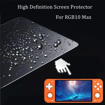 Temperado película protetora para RGB10 MAX consola de jogos de vídeo protetor de tela à prova de água e queda de-prova