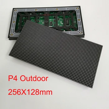 P4 Tela de exposição CONDUZIDA Exterior do Módulo de 256x128mm da Cor Cheia do RGB SMD2121 64x32 Pixels Impermeável LED de Aluguer Tela Fabricante