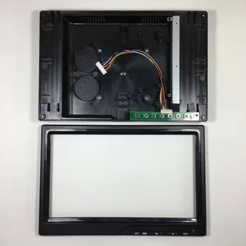 10.1 polegadas Plástico ABS Shell Monitor de LCD, caixa de Plástico para 10,1 polegadas 1366 x 768 16:9 de tela de LCD para o HD MI+VGA+DVI Driver de LCD da Placa 