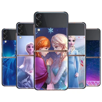 Bela Princesa Elsa Capa Para Samsung Galaxy Z Flip 6.7