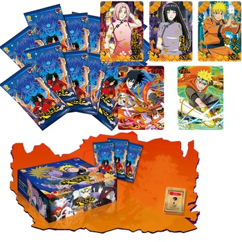 Novo Naruto Collectible Titular do Cartão de Uzumaki Naruto, Haruno Sakura do Anime Figura de Coleta de Cartão de Crianças, Jogo de Tabuleiro, Brinquedos de Presente
