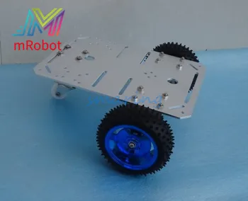 37 Motor Robô Inteligente Chassis do Carro Com a Velocidade do Encoder 2 Rodas de Carro Para DIY Kit Educacional Ferramenta de Ensino