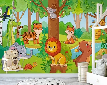 beibehang Personalizada animal pequena loja de roupas infantis de educação infantil do centro de jardim-de-infância de fundo papel de parede papier peint