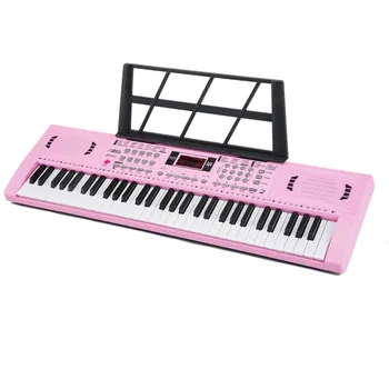 Bebê Infantil Teclado Eletrônico Crianças Sintetizador 61 Tecla de Piano, Música de Presente Teclado Musical de um Sintetizador de Teclado AA50EO