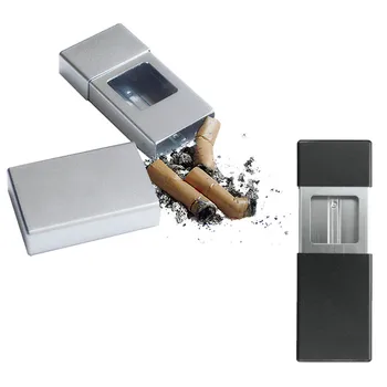 Portátil mini smoky ash bandeja suporte caixa Portátil ao ar livre de cinzas bandeja de armazenamento de caixa, usado para transporte e fácil de transportar automaticamente