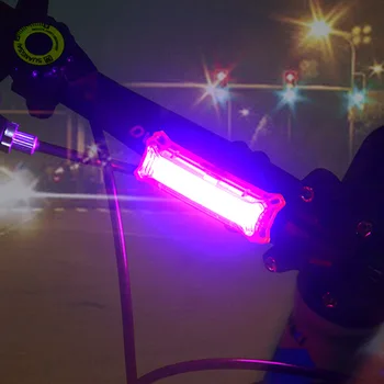 G401 Bicicleta Lanternas traseiras Trichromatic que Escurece a Luz de Advertência do USB de Carregamento Rápido da Bateria Longa Vida do equipamento de Ciclismo