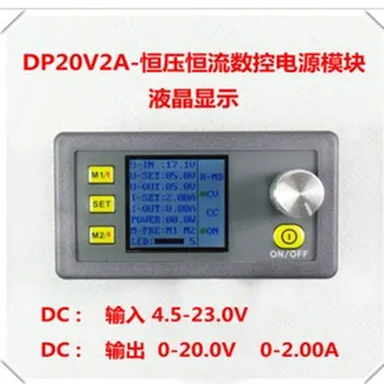 DP20V2A Controle Digital Fonte de Alimentação DC-DC Programável Estabilizador de Tensão Módulo 0-20V/2A Tensão Integrado Amperímetro