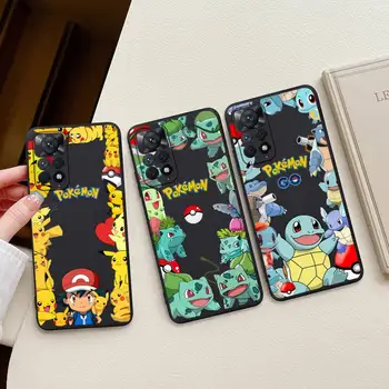 Anime Pokemon Pikachu, Bulbasaur Caso de Telefone Para Redmi Nota 11E 11 11 10 9 Pro 9A K20 K30 K40 Macia Capa de Silicone