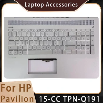 Novo Para HP Pavilion 15-CC TPN-Q191 Leia Acessórios do Portátil apoio para as Mãos/Teclado Com luz de fundo Prateado 929866-001