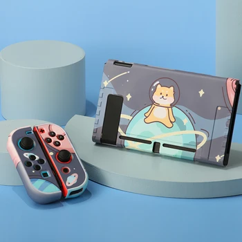 Capa dura Shell de Volta para a Nintendo Mudar Bonito Espaço do Cão de Impressão Protetora para Nintendo Interruptor de Acessórios
