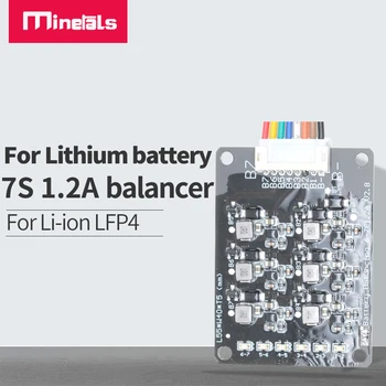 7s balanceada módulo 24v bateria li-ion de lifepo4 1.2 uma placa do PWB com luz LED equalizador Wii Balance