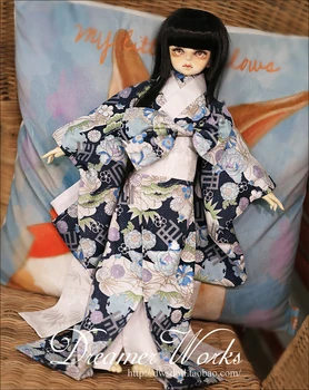 1/4 1/3 de escala BJD Japonês Yukata Kimono para BJD/SD roupas de boneca acessórios Não incluídos boneca,sapatos,peruca e outros 18D1279