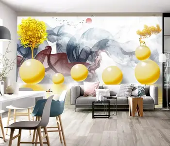 Personalizado, papel de parede, a Tinta paisagem de papel de parede para quarto de crianças, Quarto, sala de estar em 3D na parede do Fundo da foto papéis de parede em 3d