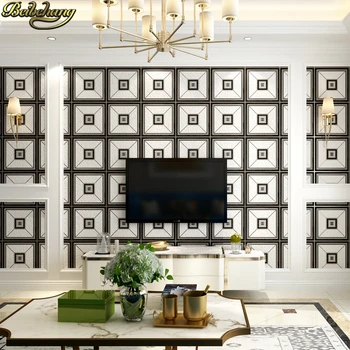 beibehang Moderna, reunindo camurça grade de papel de parede para sala de estar, quarto PLANO de fundo 3D couro Macio lattice rolo de papel de parede