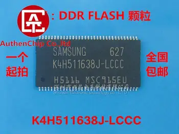 10pcs 100% original novo em stock K4H511638J-o lccc 32M*16-bit DDR partículas