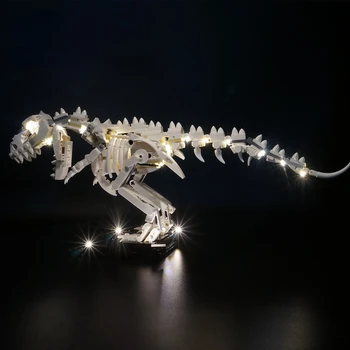 Conjunto de Luz de LED Para 21320 IDÉIAS Fósseis de Dinossauros DIY Brinquedos de Blocos de Tijolos (que NÃO Incluem o Modelo)