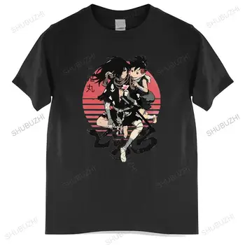 A marca de moda de t-shirt mens solta Vintage Anime Dororo T-Shirt dos Homens Incrível Mnaga Hyakkimaru Samurai nova moda de t-shirt homem tee