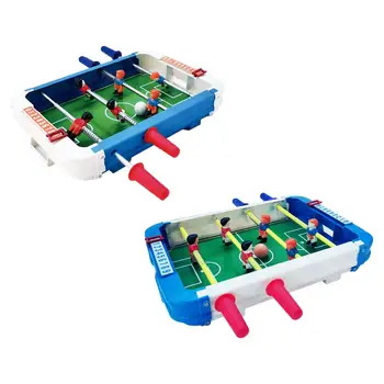 Compacto Mini Pebolim Futebol de Mesa de Jogo para Crianças, Presentes de Aniversário