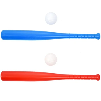 2Pcs Souviner Taco de Beisebol de Esportes de Brinquedos Brinquedos para Crianças Taco de Beisebol Vermelho e Azul