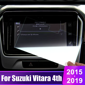 Para Suzuki Vitara 4 de 2015 2016 2017 2018 2019 Vidro Temperado de Carro GPS de Navegação de Protetor de Tela do Filme de Protecção do LCD Adesivo