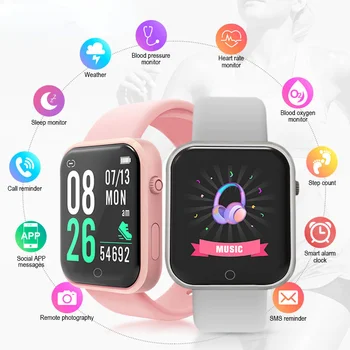 XiaoMi D20L Smart Watch Y88 Novo Y68 D20 Smart Watch Homens Mulheres Inteligentes Pulseira Impermeável Esporte SmartWatch 2022 Y78 W17 IWO13