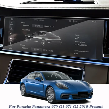 Para a Porsche Panamera 970 G1 971 G2 de 2010-Presente Estilo Carro GPS de Navegação de Tela de Cinema Exibição do Painel de controle o Controle do Clima Filme