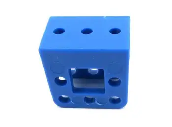 Azul Oco Porosa Caixa de Plástico Quadrado Montar as Peças DIY Modelos