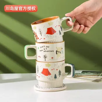Kawashimaya Japonês caneca domésticos de cerâmica copo de beber menina bonito casal xícara de café copa do office copa