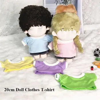 5 Estilos Ídolo Roupa de Boneca Brinquedos Acessórios Mini Roupas de Boneca Hoodies Boneca Shorts Doll T-shirt 20cm Roupas de Boneca