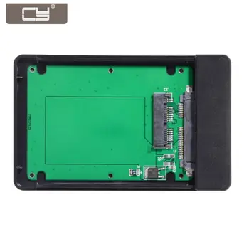 Jimier CY USB 3.1 Tipo-C-USB-C para 1,8 polegadas Micro SATA 16pin 7+9 SSD para caixa de disco Rígido Externo