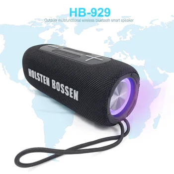 20w Portátil LED de alto-Falante Bluetooth Impermeável de rádio fm sem Fio Mini boombox Coluna subwoofer Caixa de som mp3 USB HB929 alto-falante