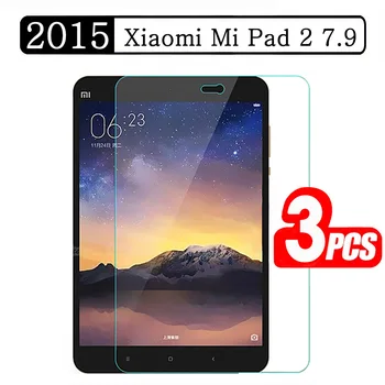 (3 Pacotes) De Vidro Temperado Para Xiaomi Mi Pad 2 7.9 2015 Anti-Risco Protetor Protetor De Tela Do Tablet Filme