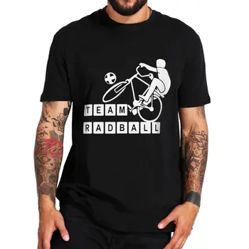 Equipe Radball T-Shirt Engraçada Ciclismo Alemão Bola Amantes Do Desporto T-Shirt Para Homens Mulheres Verão Casual Algodão Do Unisex Do Tee Tops