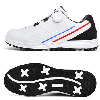 Homens Spikeless Sapatos de Golfe de Treinamento de Golfe, Tênis Confortável Jogador Veste para os Homens, o Peso Leve de Andar de Tênis