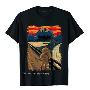 O Cookie Muncher Férias Tees Algodão Homens do Superior T-shirts Simples Estilo de Nova Vinda de Luxo, Camiseta