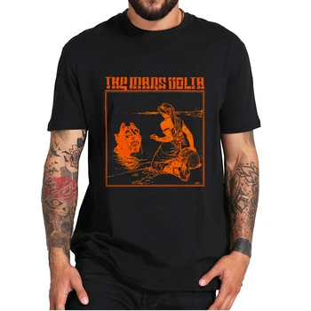 O Mars Volta, T-Shirt-Americana de Rock Progressivo da Banda Clássico Essencial Homme Camiseta 100% EU-Tamanho S-Neck Tee Tops