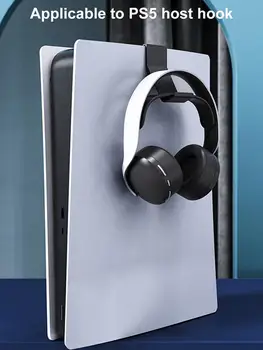 2 Em 1 Preto Fone de ouvido Suporte Para PlayStation 5 PS5 Console Fone de ouvido Controlador de Gancho Para PS5 Console da Montagem