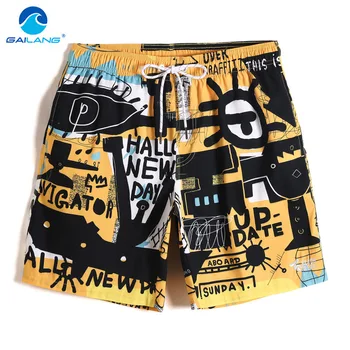 Gailang Marca Homens Praia de Sunga Board Shorts Boxer Troncos shorts, roupas de banho 2020 Homem Casual, shorts, bermudas masculina de marca