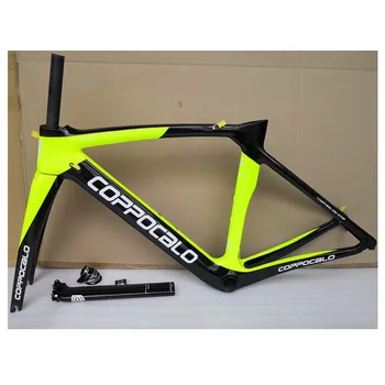 Fluo Amarelo 2021 de Carbono Quadro de Bicicleta de Estrada 47 50 53 55 cm P03 Brilhante Quadro de Carbono de Corridas de Estrada 8 cores de Quadros de Bicicleta